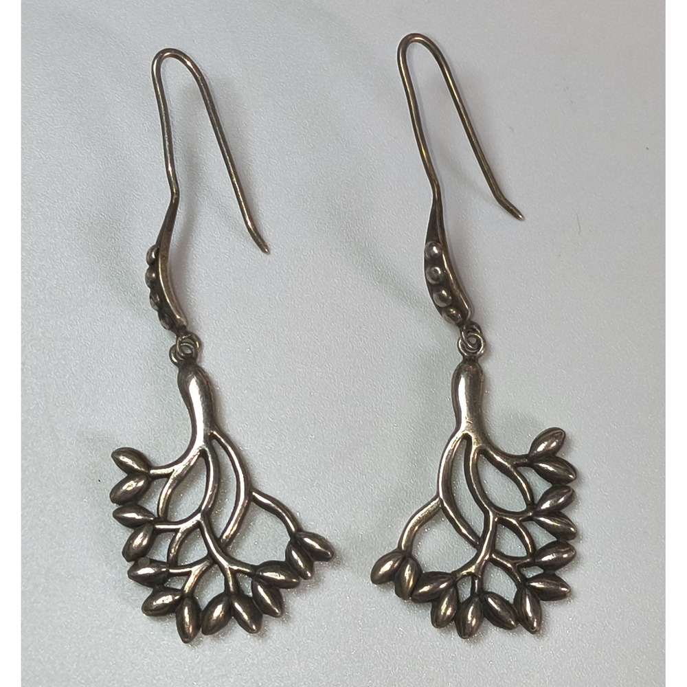 Celtic Tree of Life Keith Jack Sterling 925 Earrings Artisan Designer Mark